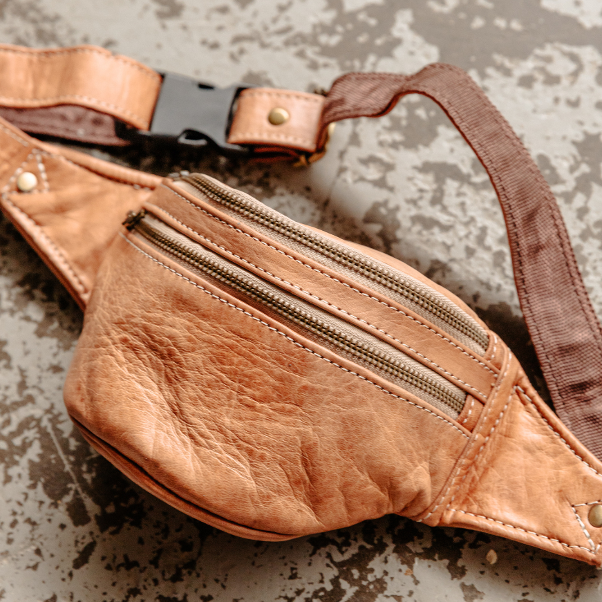 Marrakesh Leather Belt Bag